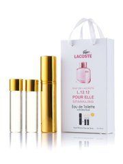 Lacoste L.12.12 Pour Elle Sparkling 3х15ml мини в подарочной упаковке