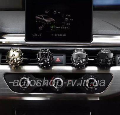 Ароматизатор воздуха в авто питбуль Pitbull Dog Black красний на решетку воздуховода освежитель на дефлектор