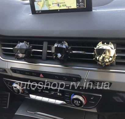 Ароматизатор воздуха в авто питбуль Pitbull Dog Black красний на решетку воздуховода освежитель на дефлектор