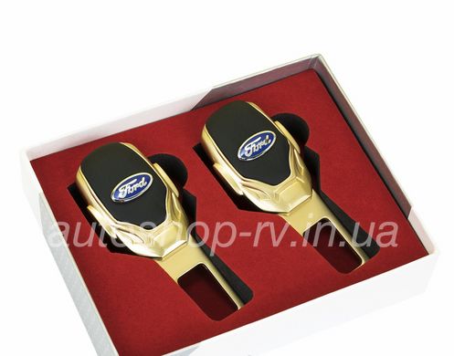 Заглушки ременів безпеки з логотипом FORD Premium GOLD