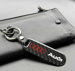 Брелок на ключи AUDI CARBON Карбон Углеродное волокно