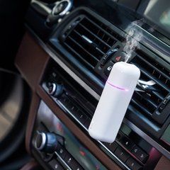 Автомобільний електронний дифузор ароматизатор повітря Ultrasonic Car Aroma Diffuser White автоматичний аромат