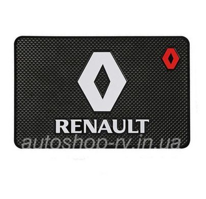 Силиконовый антискользящий коврик в машину RENAULT