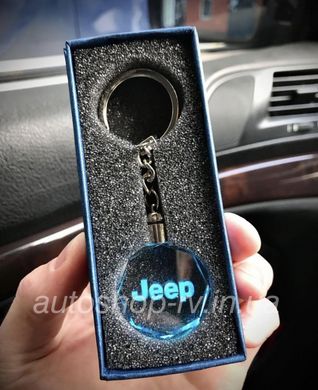 Брелок Кристал Jeep с подсветкою логотипа Авто