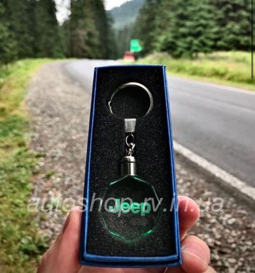 Брелок Кристал Jeep с подсветкою логотипа Авто