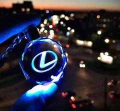 Брелок Крістал LEXUS з подсветкою логотипу Авто