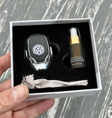 Ароматизатор воздуха в авто с логотопом VOLKSWAGEN Автопарфюм премиум сегмент подарочная упаковка