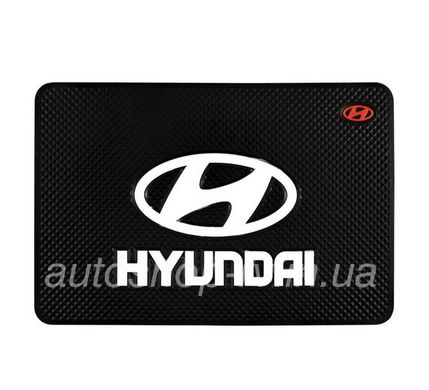 Силіконовий антиковзаючий килимок в авто HYUNDAI