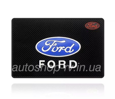 Силиконовый антискользящий коврик в машину FORD