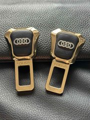 Заглушки ременів безпеки GOLD з логотипом AUDI