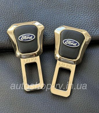 Заглушки ременів безпеки GOLD з логотипом FORD