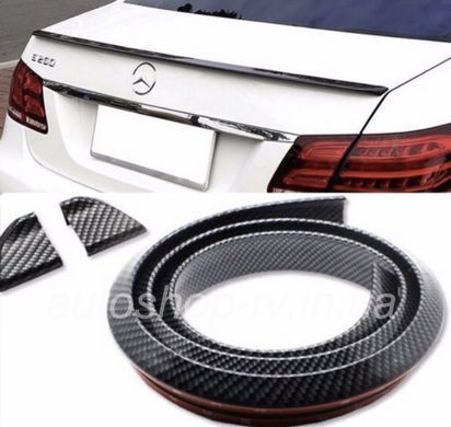 Универсальный Карбоновый лип спойлер сабля Samurai CARBON 150см тюнинг спойлер карбон 3М Скотч Молдинг