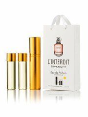 Givenchy L'interdit edp 3х15мл подарочной упаковке с запасками
