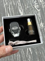 Ароматизатор повітря у авто з логотопом KIA Автопарфюм преміум сегмент подарункова упаковка