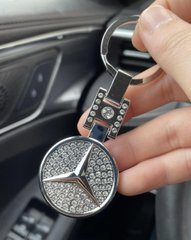 Брелок украшений кристаллами Swarovski с логотипом MERCEDES