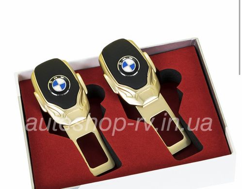 Заглушки ремня безопасности с логотипом BMW Premium GOLD