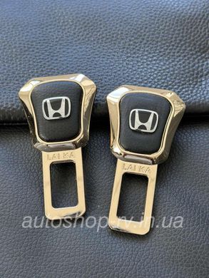 Заглушки ремня безопасности GOLD с логотипом HONDA