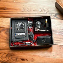 Подарунковий набір авто аксесуарів PREMIUM з логотипом LEXUS